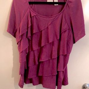 Layered Kim Rogers blouse 2x